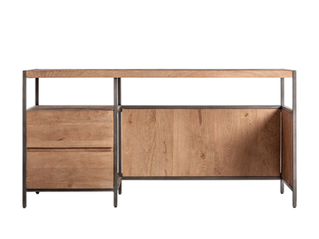 KILLEANY - Rectangular wooden writing desk by Vical Home - view 2